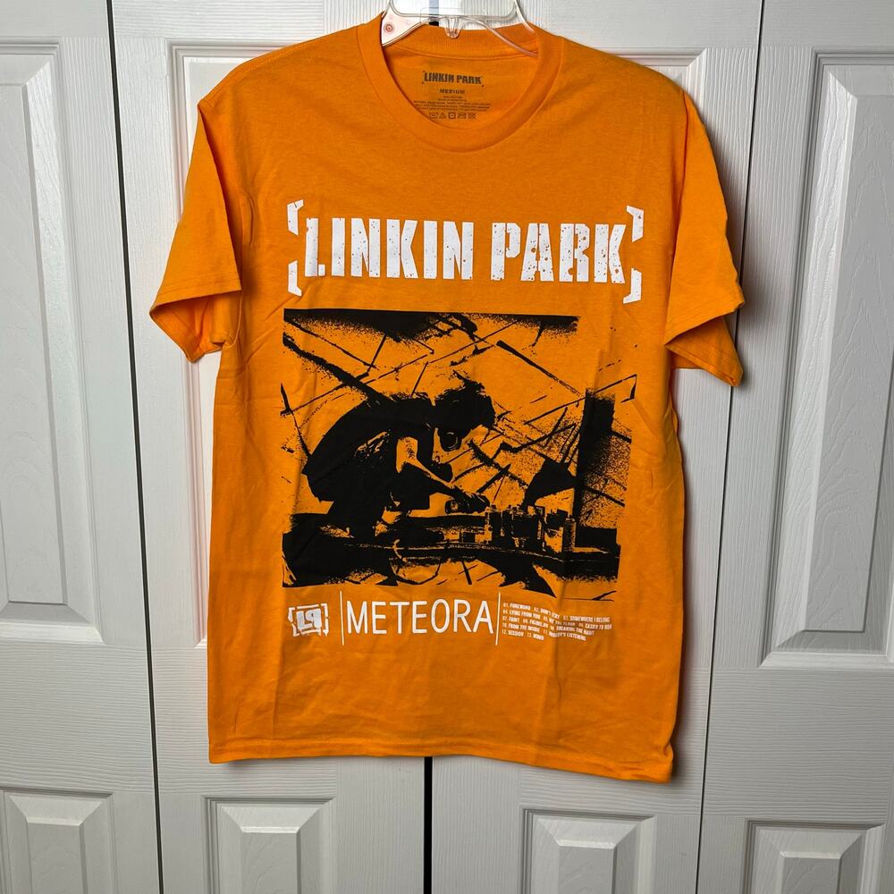 Linkin Park Shirt Orange Medium Meteora
